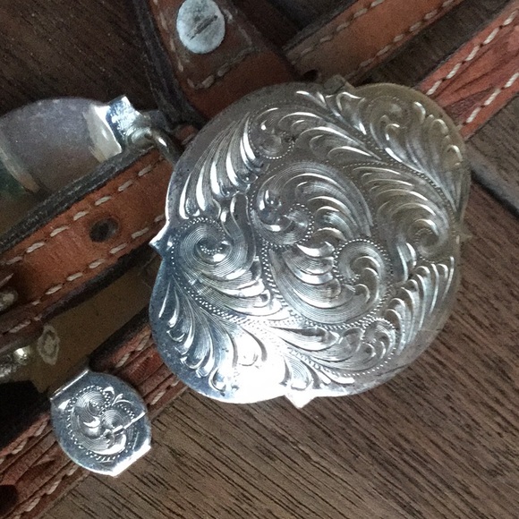 Western headstall horse riding show horsemanship equestrian cowgirl reining - Picture 8 of 9